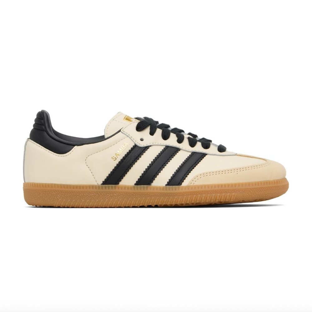adidas Originals Samba Cream Black Gum Sneakers - Picture 2 of 9